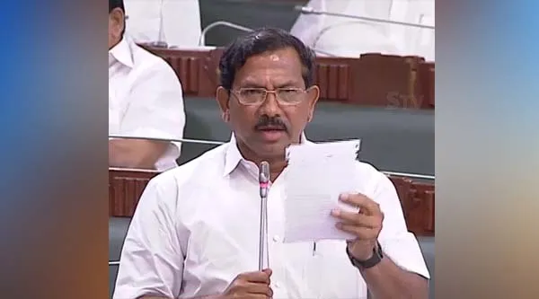   minister K. Pandiarajan - admk - 